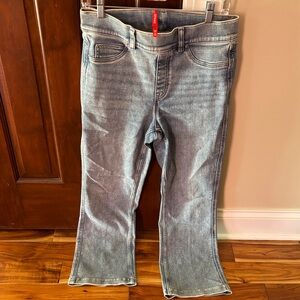 Spanx Woman Classic Blue Denim Jeans Flare Bootcut Sz M (New Without Tags)